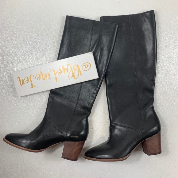 Madewell Shoes - Madewell Kiki Knee High Leather Boots NWOT